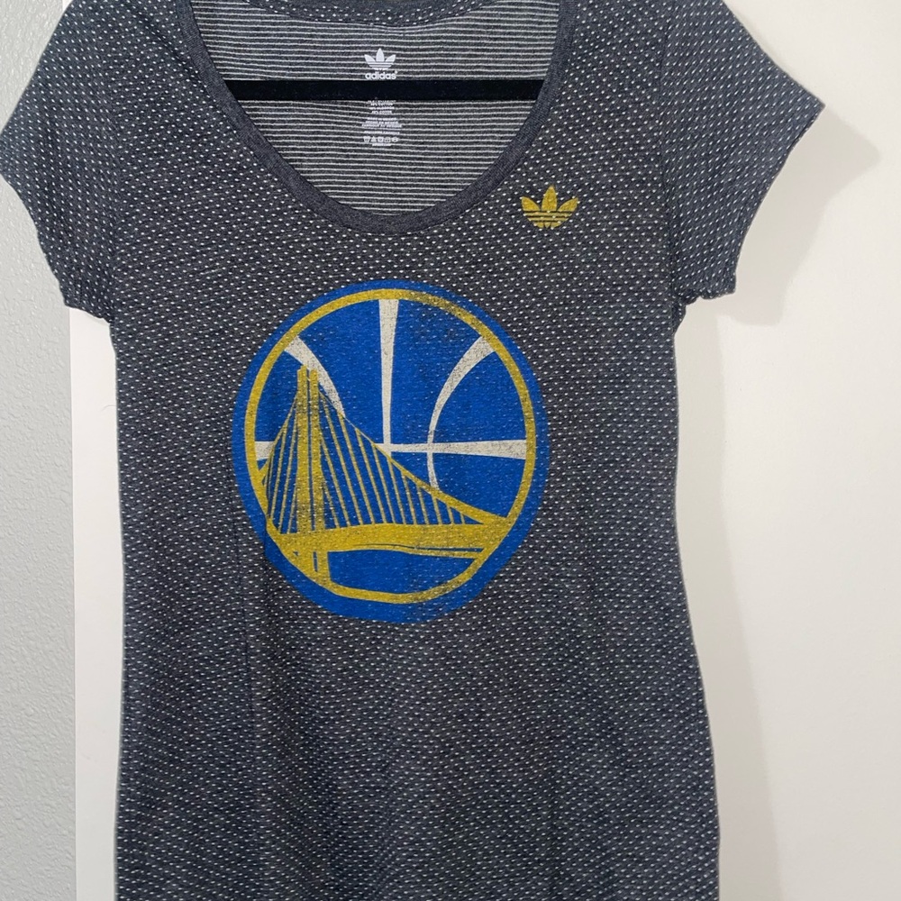 adidas X golden state warriors shirt/ blouse BIN H